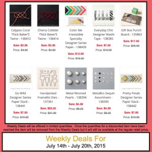 Weekly Deals July 14-20