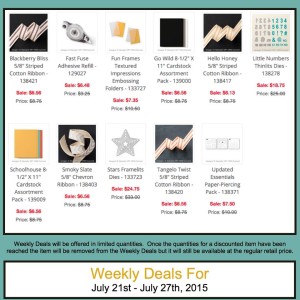 Weekly Deals July 21-27