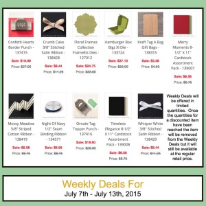 Weekly Deals July 7-13