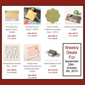 Weekly Deals Sept 29-Oct 5