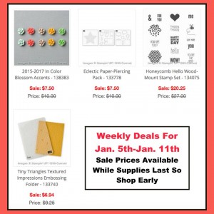 Weekly Deals Jan. 5-11