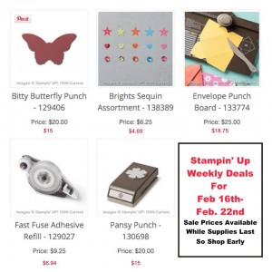 Weekly Deals Feb 16-22